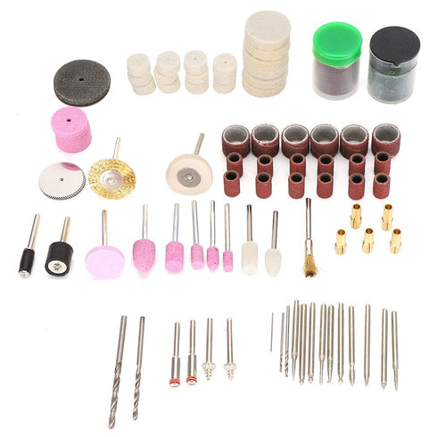 125PCs Grinding Polishing Rotary Tool Kit for Mini Drill Electric Grinder Accessories (Mini Grinder Accessories Set)