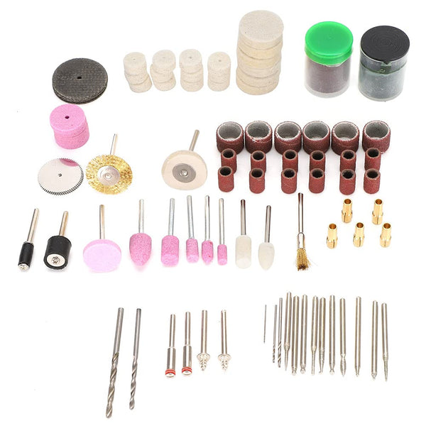125PCs Grinding Polishing Rotary Tool Kit for Mini Drill Electric Grinder Accessories (Mini Grinder Accessories Set)