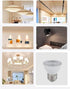 Rysa Light PAR16 Bulb 2700K,Dimmable,5W, 500LM, (50W Bulb Lamp,E26 Lights,10 Pack LED Light Short Neck LED Flood Lights