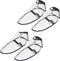 CRZQXOUR 2 sets of 4pcs hair salon tools, anti hair breakage tools, styling