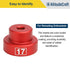 Bullet Comparator Kit with 14 Inserts, Universal Fit for .17 to .45 Calibers, Precision Reloading Supplies
