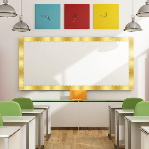 Ecally 65.6 ft Scalloped Bulletin Board Borders, Decorative Trim for School Classroom Home Decor