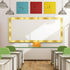 Ecally 65.6 ft Scalloped Bulletin Board Borders, Decorative Trim for School Classroom Home Decor