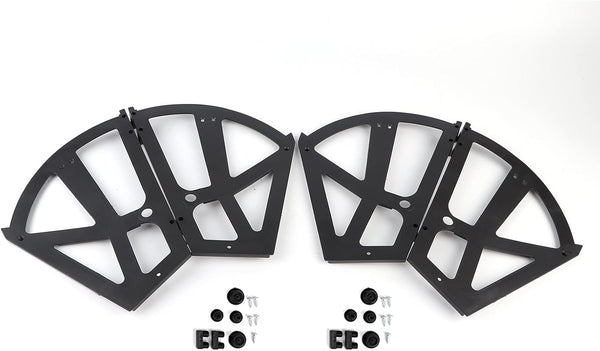 Hinge for Shoe Rack, 4Pcs Shoes Drawer Cabinet Hinge Plate Frame Turning