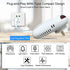 Natural Gas Detector, Plug-in Alarm and Monitor for Home, Kitchen, or Camper with Voice Warning & Display