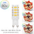 G9 Bulb 120V 4W 40 T3/T4 G9 360 450LM Non-dimmable (3000K 6 Pack) LED Watt Halogen Equivalent No-Flicker Degree Ceramic