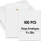 Geyee 100 Pcs Clasp Envelopes, 9 x 12 Inch Manilla Gummed Mailing Envelopes for Home Office Business Supplies