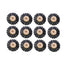 Generic B4 1 12 Pack Lathe Round Bristles Brush Size Wood Center Row of Bristles Brushes Per - Dental Lab