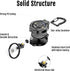 MNGARISTA Upgraded Retractable Keychain, 10 OZ Retraction, 31.5" Stainless Steel Cord, Heavy Duty Carabiner Badge Holder