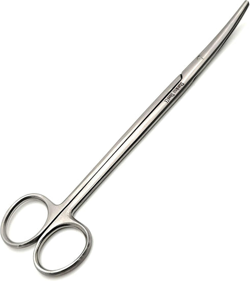 (7" Metzenbaum Dissecting Scissors with Gold Rings- Long Slim Precision Scissors made of Medical Grade Premium Quality
