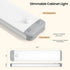 3-Pack 8.3" 150LM 1500mAh 3000K Dimmable Closet Under Cabinet Lights, Motion Sensor LED, USB-C Rechargeable, Warm White