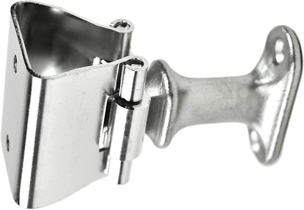 MARINE CITY Stainless Steel Door Stopper Catch and Holder, Polished Smooth Finish for Boats, RVs, Home (Height: 2-3/4
