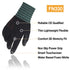 DEX FIT Nitrile Coated Work Gloves FN330-3D, Comfort Stretchy Fit, Firm Grip, Thin & Lightweight, Touchscreen Fingers,