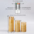 9 Homemory Pcs Flameless Candles with Embedded Star String Fairy Lights, Battery Operated Candles, LED Candle, Fake