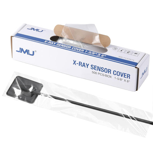 JMU 500pcs Dental Digital X-Ray Sensor Protective Covers #2, 8" x 1-5/8"