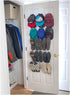 Evelots Over the Door 5-Tier Shoe & Hat Rack for Closet Door