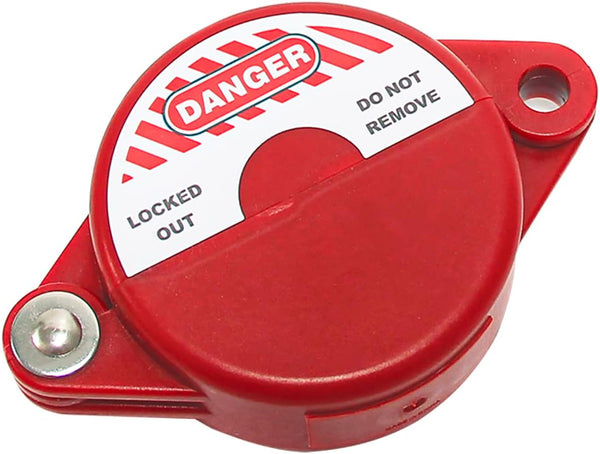 Wisamic Gate Valve Lockout 1 inch to 2-1/2 inches with 3/8 inch Padlock Hole for Hose Bib, Petroleum, Chemical