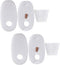 ConPus Foam Filter Kit for Shark Rocket Deluxe Pro Vacuums, Replacement Parts #1080FTV320 & 1084FTV320