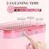 LifeBasis 17 OZ Ultrasonic Jewelry Cleaner, Portable with 42kHz and 5 Cleaning Timer for Jewelry, Eyeglasses, Watches -