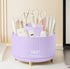 Desk Pencil Pen Holder 5 Slots, 360° Degree Rotating Organizer for Kids, Office, Home, School (Purple 2)