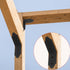 4Packs 6" Heavy Duty Flush Inside 45-Degree Angle Bracket Decorative Knee Braces, Outside 45 Degree Mount Bracket