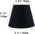 6Pcs Bulbs, 3.54" 5.9" 4.72" Set 6 Chandelier Shade for Candelabra Clip Mount Shade, X X Small Lamp Shades