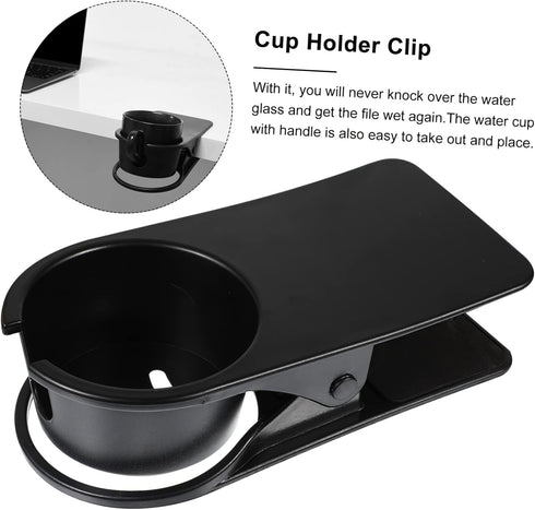 LIFKOME Desk Clip Cup Holder by - Easy Installation for Office Use