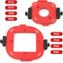 Shcobomo 2PCS R10/R15/R20/R25/R30/R35/R40/R50 Router Corner Radius Template, Aluminum Alloy Router Templates