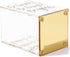 Paper Junkie Gold and Clear Acrylic Pen Holder with Inspirational Quotes, 2.95 x 4.45 In
