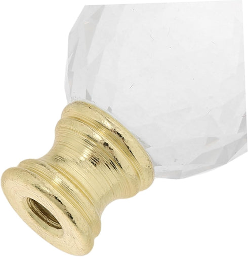 WHAMVOX Crystal Lamp Finial Cap Knob Modern Design for Table Floor Lamps Easy Installation
