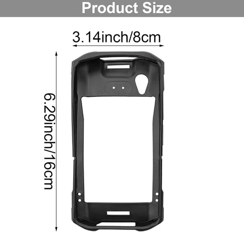 IYOUBOL TC21 TC26 Protective Case Compatible with Zebra - Durable Cover for Barcode Scanner, Precision Fit, Black