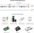 WS2811 16.4FT DC24V 630LED/m 14IC/m 10mm BTF-LIGHTING FCOB IC RGB COB LED Strip Flexible High Density Uniform Chasing