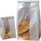 Dnyucen Bread Bags for Homemade Bread 50PCS Bakery Takeaway Toast Bag Hamburger Pastry