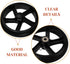 2pcs Holibanna Laundry Cart Wheels Replacement Rolling Cart Wheel Easy to Install Wear-resistant Design