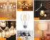 DC12V A19 Bulbs, E26 4W (40-Watt Bulbs, 12V Dimmable Bulbs 2700K Pack 4 LED Vintage Light Base Replacement) Edison