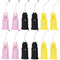 300 Pcs Bent Blunt Tip Dispensing Needles, Disposable Blunt Needle Tips for Oil or Glue Applicator