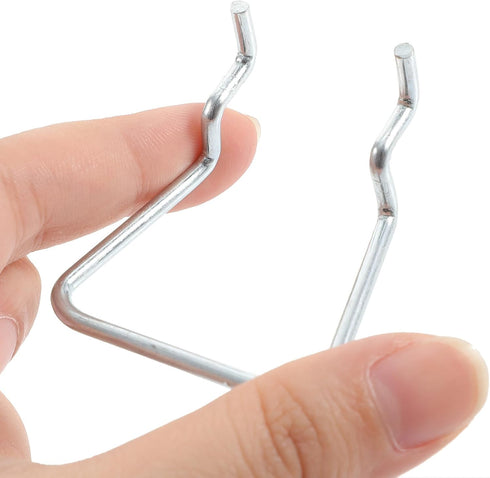 5pcs Gadpiparty Metal Pegboard Hooks Heavy Duty Tool Organizer Hooks for Garage Workshop Workbench Storage