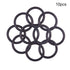 Othmro 10pcs Nitrile Rubber O-Rings, 4mm Wire Dia 35mm OD for Oil or Air Sealing, Professional Plumbing