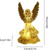 Generic Acrylic Angel-Shaped Night Light,Color Changing Night Lamps for Home Bar Restaurant Holiday Parties Christmas