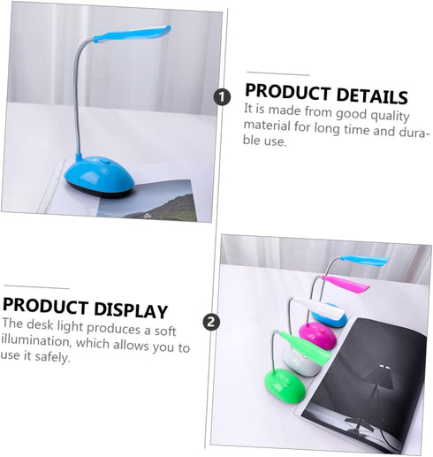 DIYEAH Quality Material Led Desk Lamp Portable and Lightweight for Office and Reading
