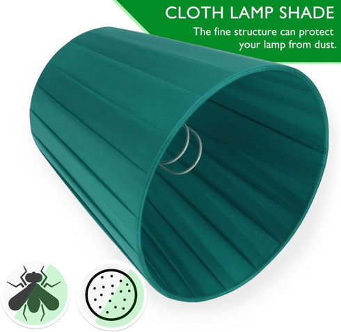 5.51x4.92x3.54In Bulb Hemobllo Clip-On Lampshade Cover Cotton Cloth Jade Lightweight Easy Installation Decorative