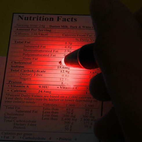 Pen with Light - Light Up Ballpoint Pen for Writing in the Dark, Nurses Pen with Light Tip - Red Light