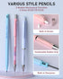 Nicpro 45PCS Aesthetic School Supplies, Big Capacity Pen Case with Pastel Mechanical Pencils and Erasers