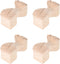 4pcs 12x6cm Wood Carving Furniture Legs Sofa Replacement Legs Chair Feet for