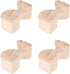 4pcs 12x6cm Wood Carving Furniture Legs Sofa Replacement Legs Chair Feet for