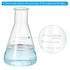 PATIKIL Erlenmeyer Flask - 150ml 5.1oz Narrow Mouth Graduated Borosilicate Glass for Lab Chemistry Study