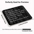 Inspirational Quote Rustic Black Wood Mouse Pad, See Your Goal Clear Your Mind of Self Doubt