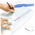 1roll Gadpiparty Adhesive Measuring Tape Workbench Ruler Metric Scale Easy Fixation for Flexible Compact Storage