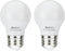 BlueStars A15 LED Refrigerator Light Bulb, 4W (40 Watt Equivalent), E26 Base, 5000K Daylight, 2-Pack
