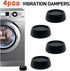 X psblty 4Pcs Furniture(1PC Washing Machine Anti Vibration Pads Rubber Feet Legs Mat Anti-Vibration Pad Universal